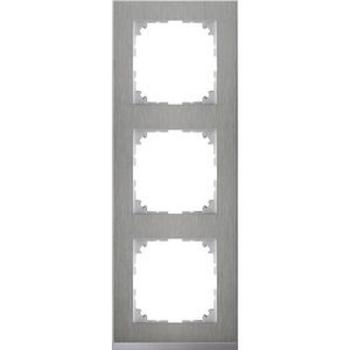 Merten MEG4030-3646 Rahmen Decor 3-fach System M Edelstahl/aluminium
