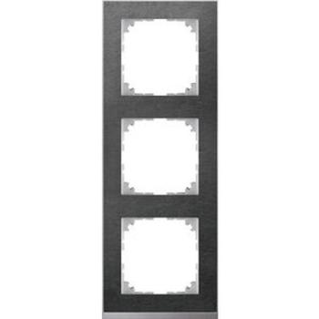 Merten MEG4030-3669 Rahmen Decor 3-fach System M Schiefer/aluminium ***RESTPOSTEN***