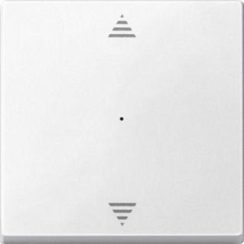 Merten MEG5215-0419 System M Wippe für Taster-Modul 1-fach (Pfeile Auf/Ab) polarweiß