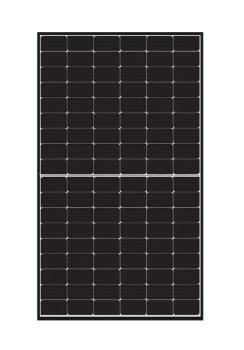 Jinko Solarmodul PV-Modul Photovoltaik 450Wp, Rahmen schwarz/Rückseite weiss, Half Cell (JKM450N-54HL4R-V)