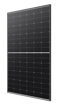 36 Stück (1 Palette) Longi Solarmodul PV-Modul Photovoltaik 435Wp, Rahmen schwarz/Rückseite weiss, Half Cell (LR5-54HTH-435M)