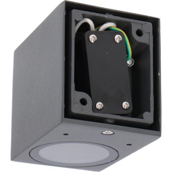 SHADA LED outdoor - Wandleuchte San Diego - für 1x GU10, IP44, Farbe Anthrazit, ohne Leuchtmittel (1000660)