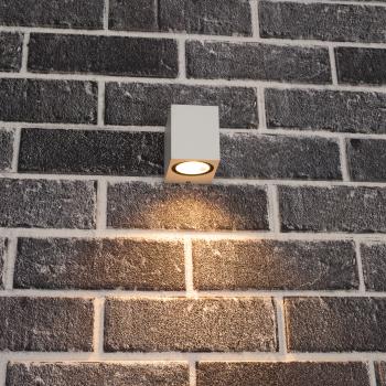 SHADA LED outdoor - Wandleuchte San Diego - für 1x GU10, IP44, Farbe weiss, ohne Leuchtmittel (1000662)