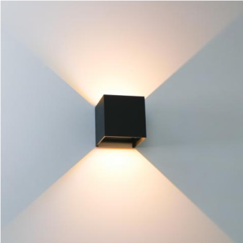 SHADA LED outdoor - Wandleuchte Amarillo - 5,5W 450lm 2700K IP65 - Schwarz, EEC: G (1000555)