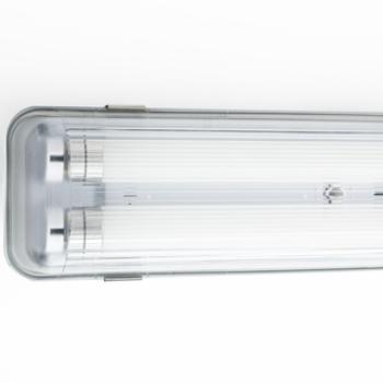 SHADA LED-Feuchtraum-Wannenleuchte IP65, 2x20,5W 6200lm 4000K, 150cm, EEC: D (2411205)