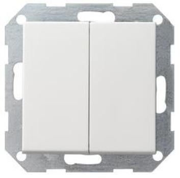 Gira 012527 System 55 Serientastschalter mit Wippen Reinweiß seidenmatt ***RESTPOSTEN***