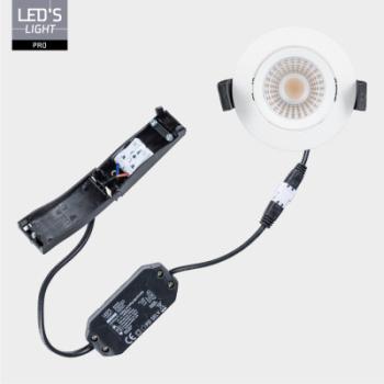 TeMo T&More® LED Downlight, Deckenspot 6W 420lm 1800K-2700K, Farbe weiß, dimmbar (2025553)