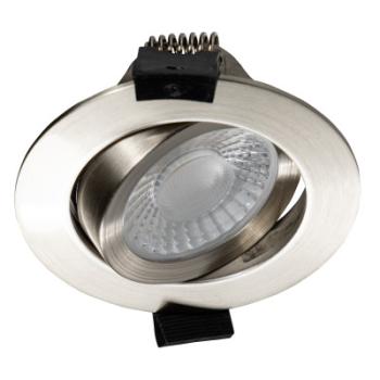 TeMo T&More® LED Downlight, Deckenspot 6W 420lm 1800K-2700K, Farbe nickel, dimmbar (2025555)