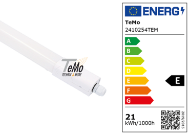 TeMo T&More® LED-Feuchtraumleuchte 21W 2420lm 4000K, 120cm, IP65, EEC: E (2410254TEM)