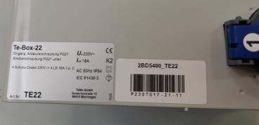 TeMo T&More® Baustromverteiler Wandverteiler Stromverteiler mit 4x Schuko und LS C16 ABB Bestückung (TE22)