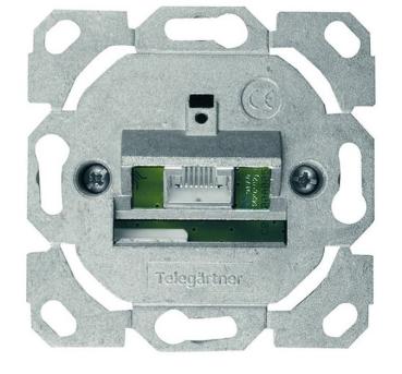 Telegärtner 1-fach Netzwerkdose AMJ45 8 K Up/0 Cat.6A 100022960