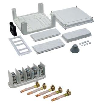 Hager Kabelanschlusskasten U84LS mit Einspeiseklemme ZM15W