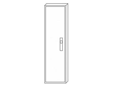 F-Tronic Wandverteiler Leerschrank ZF111 IP54 Feuchtraum 1100x300x210mm