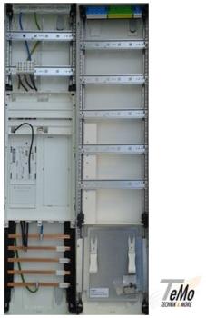 Hager Zählerschrank ZB32SET15LK 1x eHZ Zählerfeld + 1x Verteilerfeld 5-reihig 1100mm mit APZ-Raum