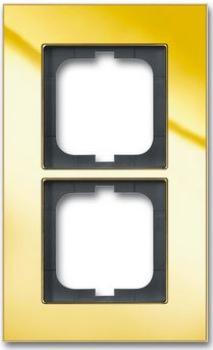 Busch Jäger 1722-823-101 Rahmen 2-fach carat Gold