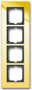 Busch Jäger 1724-823-101 Rahmen 4-fach carat Gold