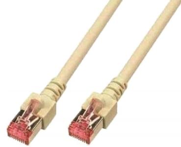 Patchkabel RJ45 S/FTP Cat6 Eco grau 0,25m mit Längenaufdruck (K5510.0,25)