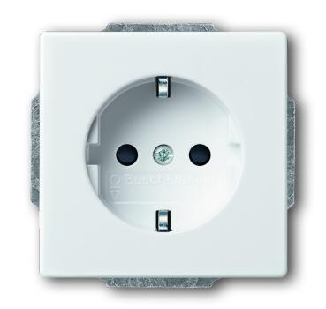 Busch-Jaeger solo davos studioweiss Steckdose 20 EUC-84