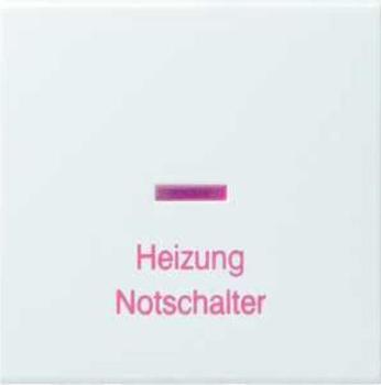 Gira 067803 System 55 Wippe "Heizung Notschalter" reinweiss glänzend