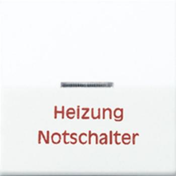 Jung AS591HWW Wippe "Heizung Notschalter",  AS500 alpinweiss