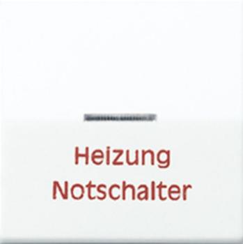 Jung AS591HWW Wippe "Heizung Notschalter", AS500 alpinweiss