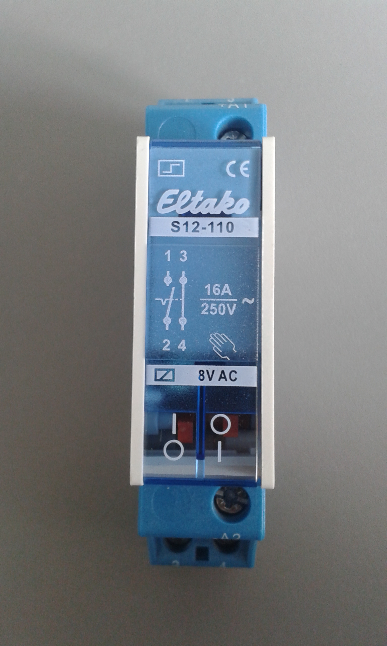 Eltako Stromstoßschalter f.Reihe S12-110-8V Stromstoßschalter 21110010 