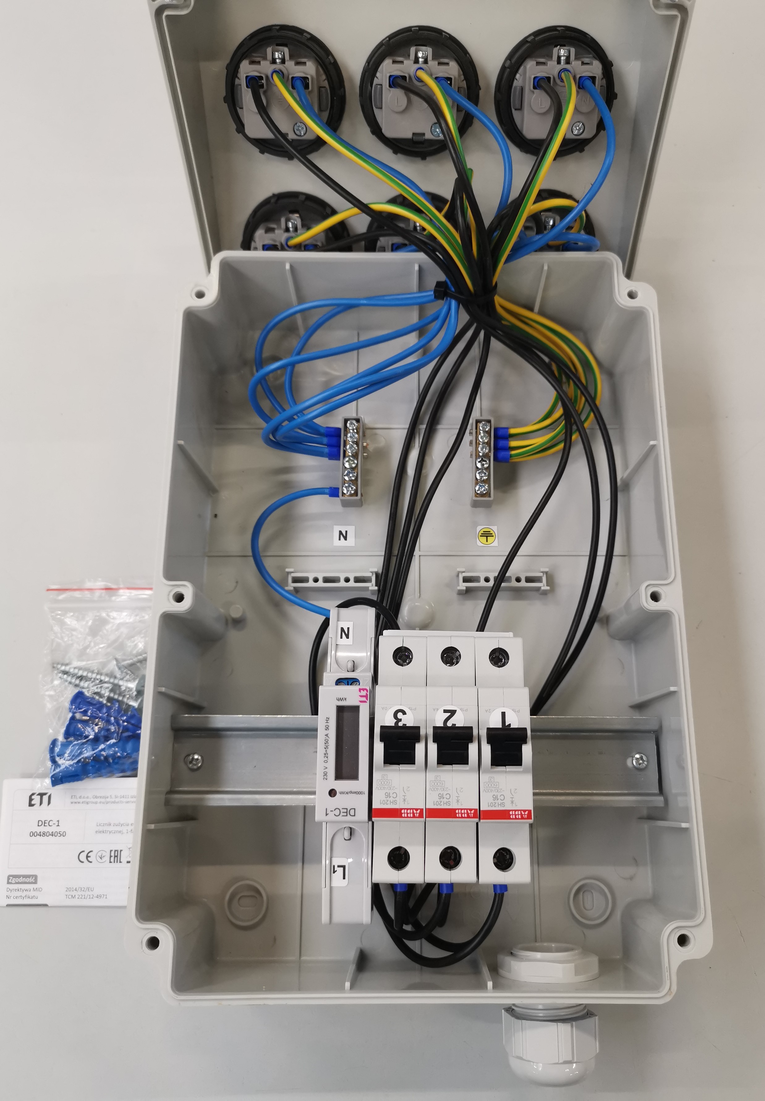 Sammelschiene Strom Sammelschiene Stromverteiler 12V 6 Anschlüsse  Reihenklemmen