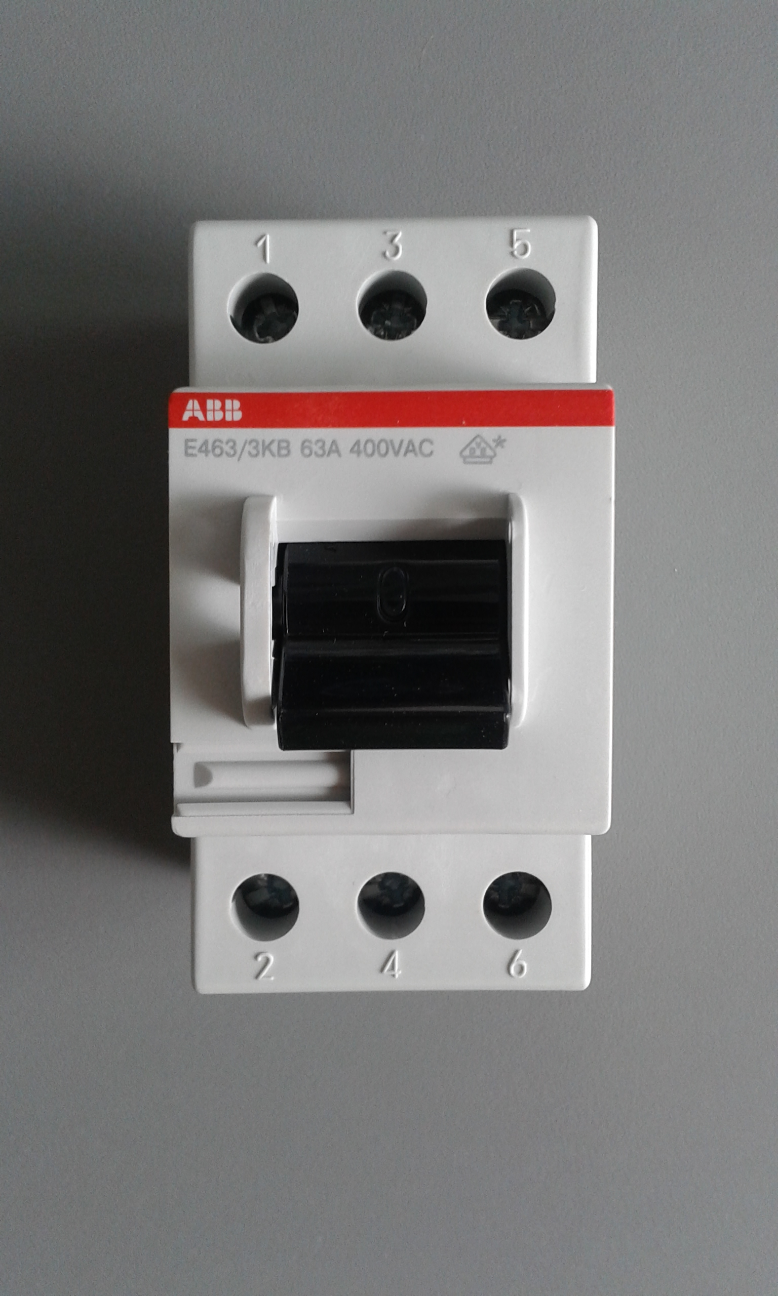 Wallbox ABB Hauptschalter E463/3-KB 3x63A