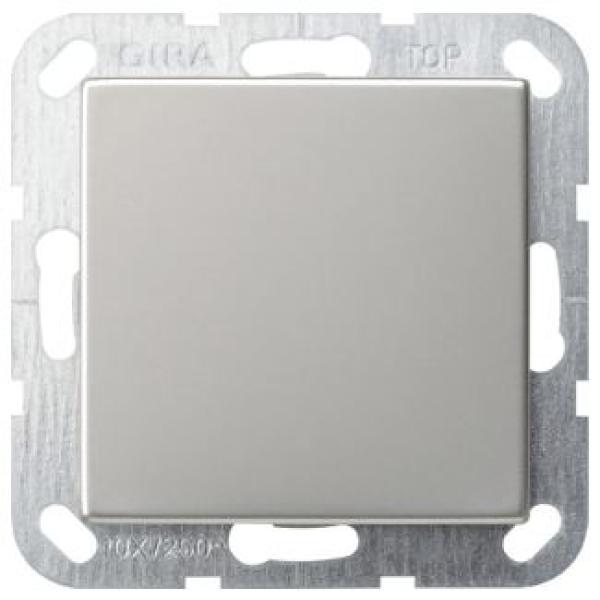 Gira 0130600 System 55 Taster 10 AX 250 V~ mit gerade stehender Wippe Wechsler 1-polig Edelstahl ***RESTPOSTEN***