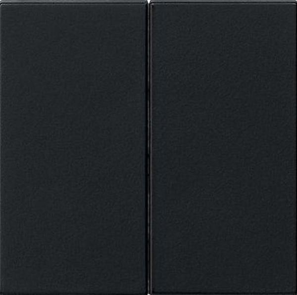 Gira 0266005 System 55 Serienwippe komplett mit Dichtungsset IP44 Schwarz matt ***RESTPOSTEN***