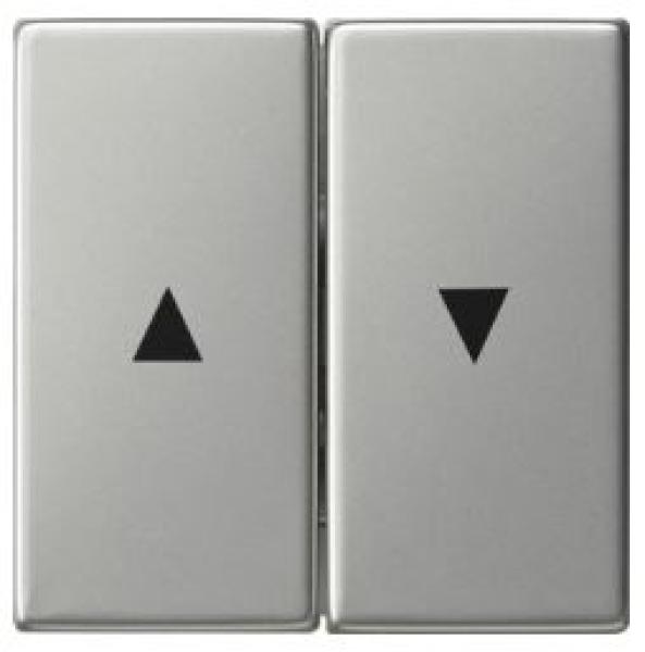 Gira 0294600 System 55 Wippe 2fach mit Pfeilsymbol Edelstahl ***RESTPOSTEN***