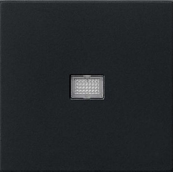 Gira 0298005 System 55 Wippe mit großem Kontrollfenster Schwarz matt ***RESTPOSTEN***