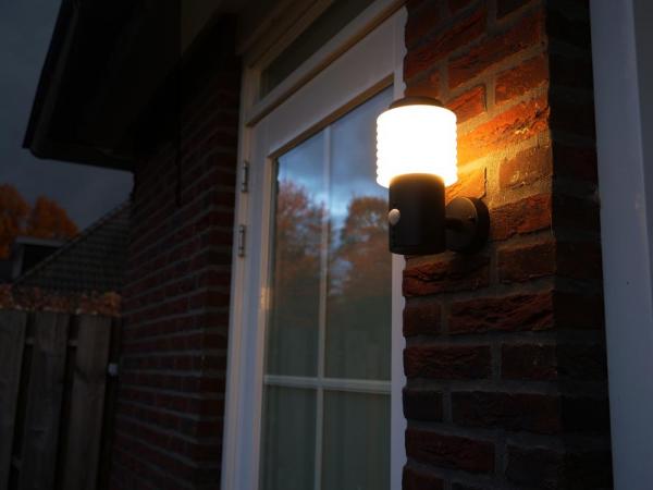 SHADA LED Außen-Wandleuchte Dresden 9,5W 700lm 2700K, Farbe schwarz, EEC: F (1000535) ***RESTPOSTEN***