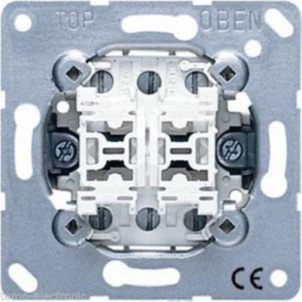 Jung 509U Wippschalter Doppel-Wechsel (2 Wippen)