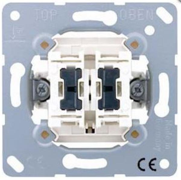 Jung 505KOU5 SerienKontrollschalter mit 2 Glimmlampen