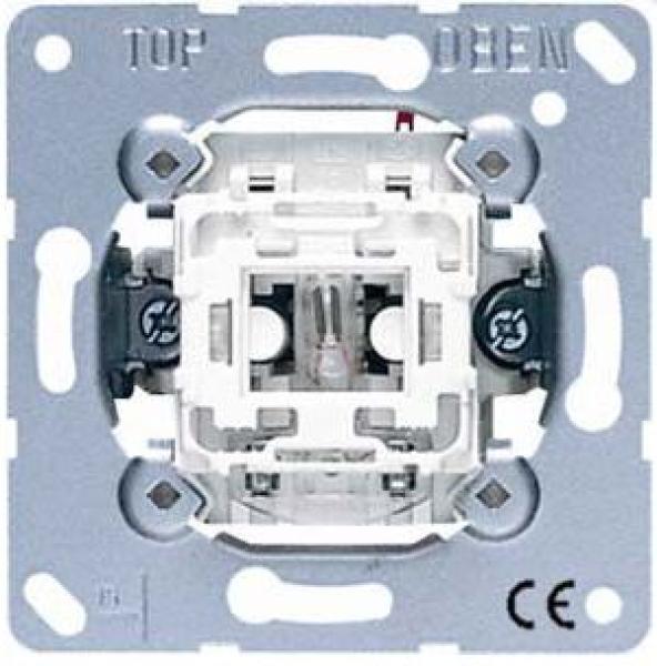 Jung 502KOU Kontrollschalter mit Glimmlampe, Aus 2-polig, 10A