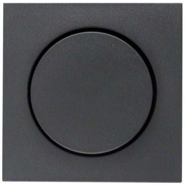 Berker 11371606 Zentralstück mit Regulierknopf für Drehdimmer B.3/B.7 anthrazit, matt