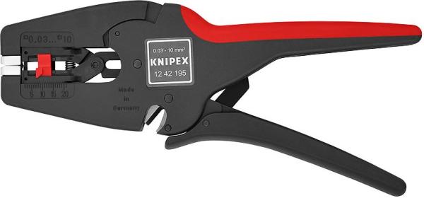 Knipex 1242195SB Abisolierwerkzeug selbstanpassend