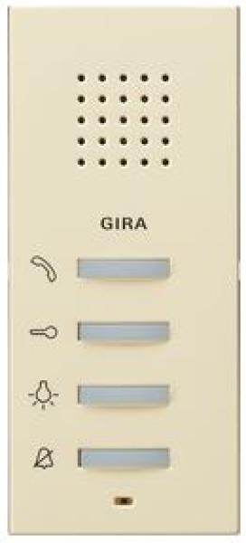 Gira 125001 System 55 Wohnungsstation Aufputz Cremeweiß glänzend