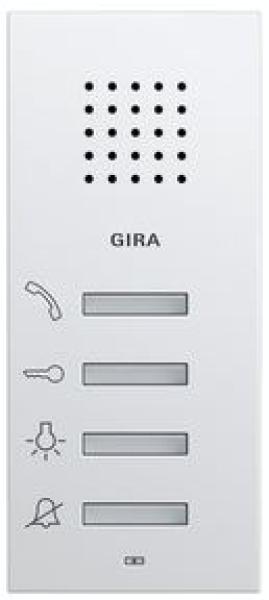 Gira 125003 System 55 Wohnungsstation Aufputz Reinweiß glänzend