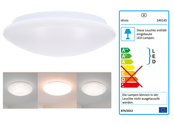 SHADA Idinio Smart WiFi Deckenleuchte 18W 1400lm 3000K-6500K, dimmbar (0140145) ***RESTPOSTEN***