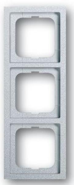 Busch-Jaeger 1723-183K future linear Abdeckrahmen 3-fach Rahmen alusilber
