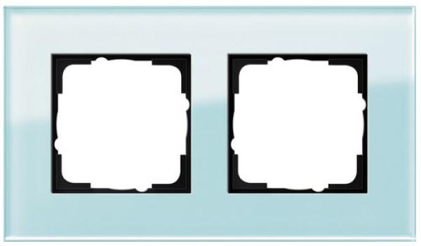 Gira 021218 System 55 Rahmen 2-fach Esprit Glas Mint