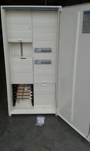 Hager Zählerschrank ZB323T15G bestückt und verdrahtet, SLS wählbar, FI+LS