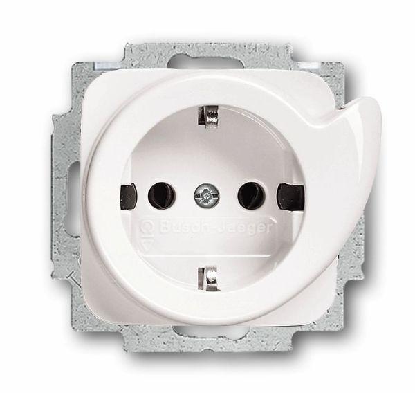 Busch-Jaeger 20 EUCDR-214 Reflex Si Busch-Servicesteckdose® alpinweiss