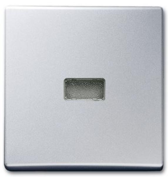 Busch-Jaeger 2107-33 Wippe mit roter Kalotte Allwetter 44 (IP44) alusilber