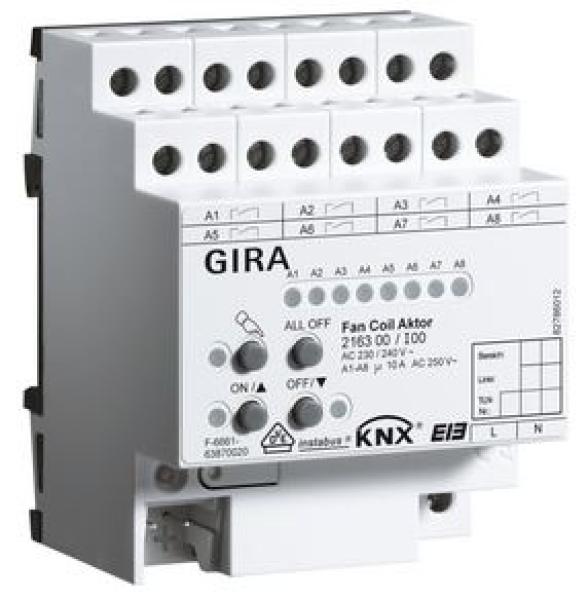 Gira 216300 KNX REG plus Fan Coil Aktor