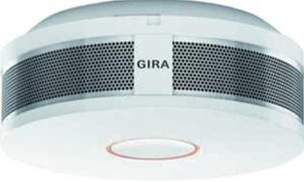 Gira 233602 Rauchmelder Dual Q Rauchwarnmelder reinweiß inkl. 10-Jahres Lithium Batterie