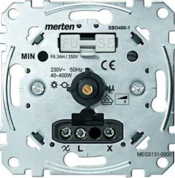 Merten MEG5131-0000 Drehdimmer-Einsatz 40-400W