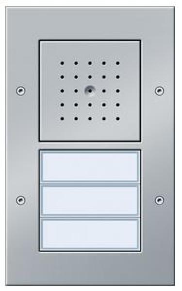 Gira 126765 Türstation Audio AP 3-fach Farbe Alu lackiert